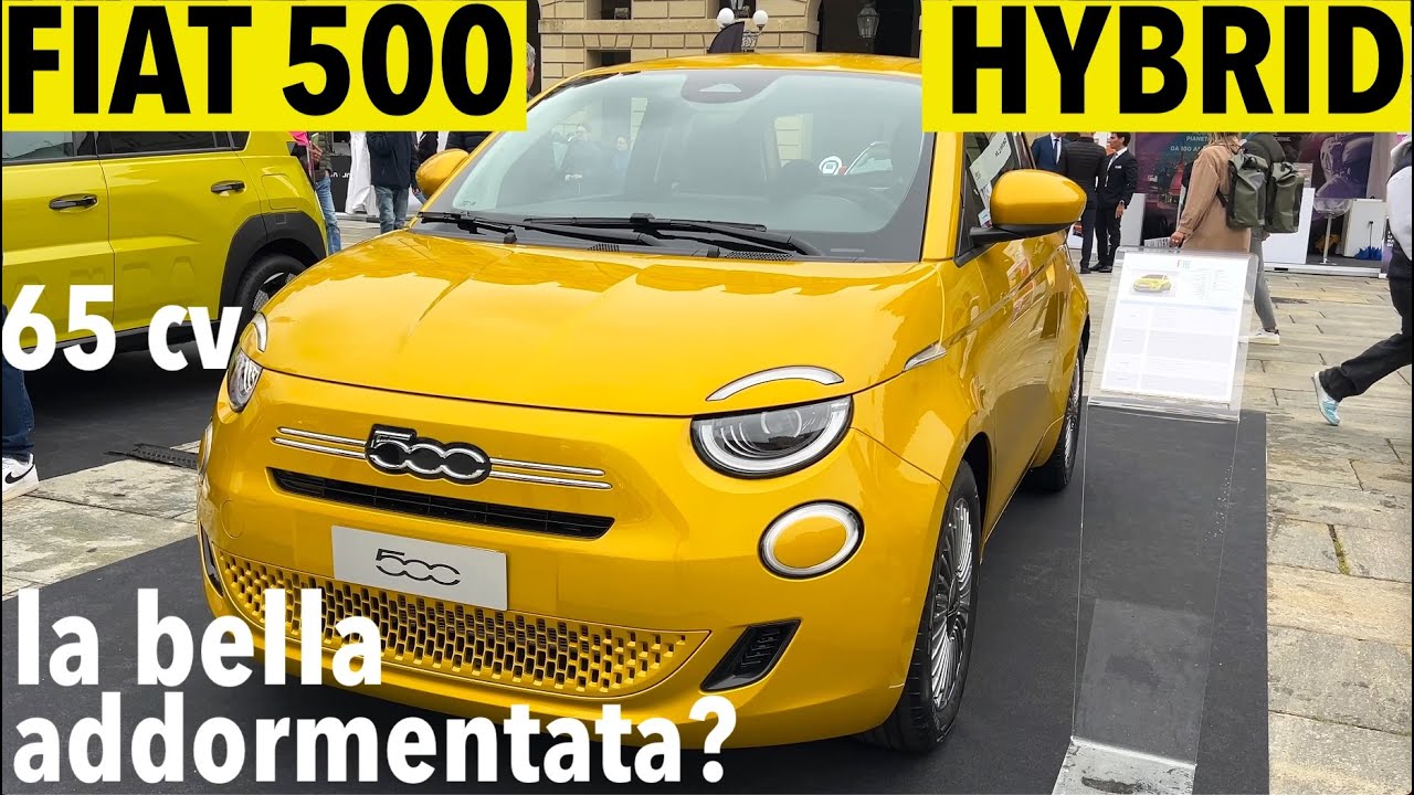 FIAT 500 HYBRID Torino anteprima - Storia e stile, ma solo 65 cavalli: bella addormentata?