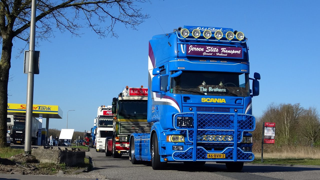 Retro Truck Tour 2025 | De Raket in Rogat | open pipes sound from Scania V8 L6, DAF, Volvo  (4K)