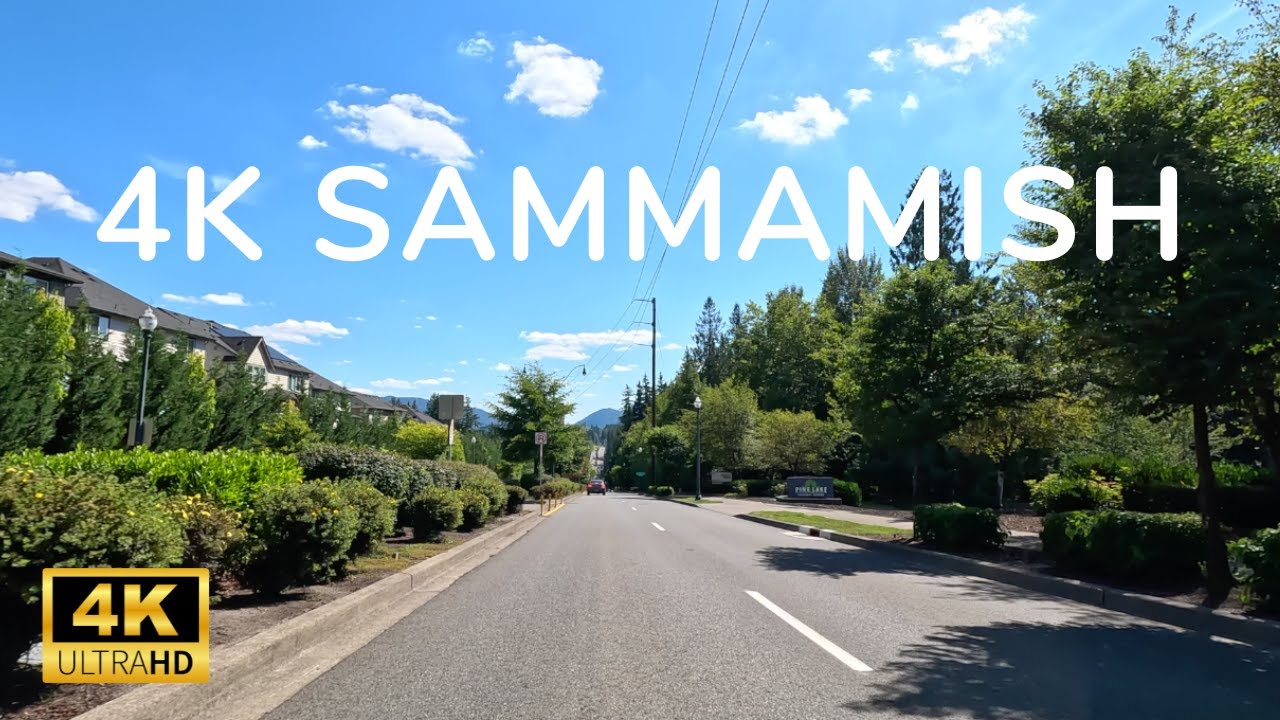 4K Drive in Sammamish | Washington, USA