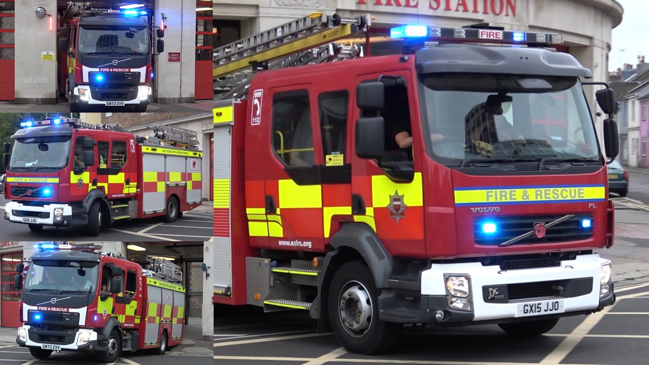 East Sussex Fire & Rescue Service, Preston Circus (Brighton) E91P1 + E91P2 turnouts