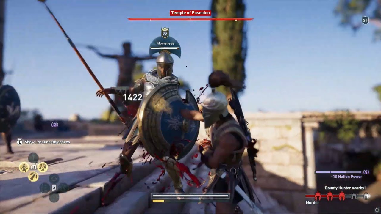 Brutal Fight at Temple of Poseidon - Assassins Creed Odyssey
