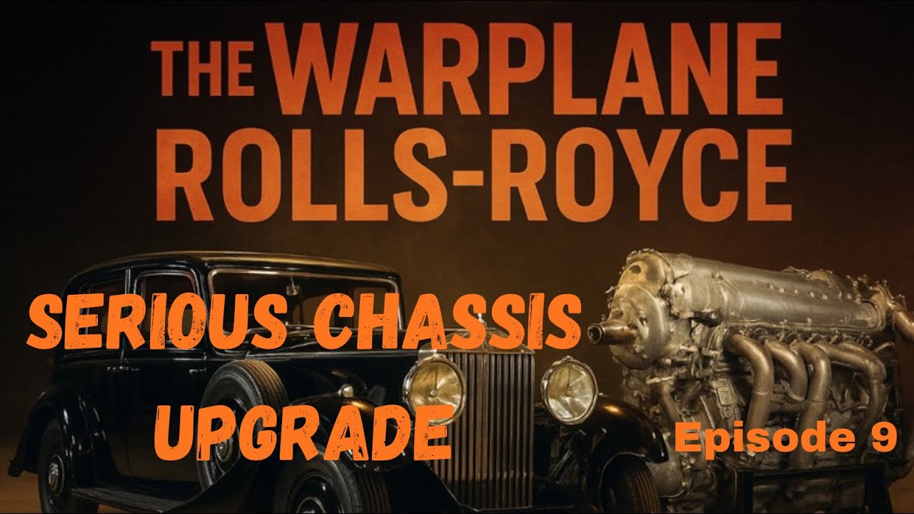 Изготовление поперечины шасси для Rolls-Royce 1934 года с авиационным двигателем | EP9