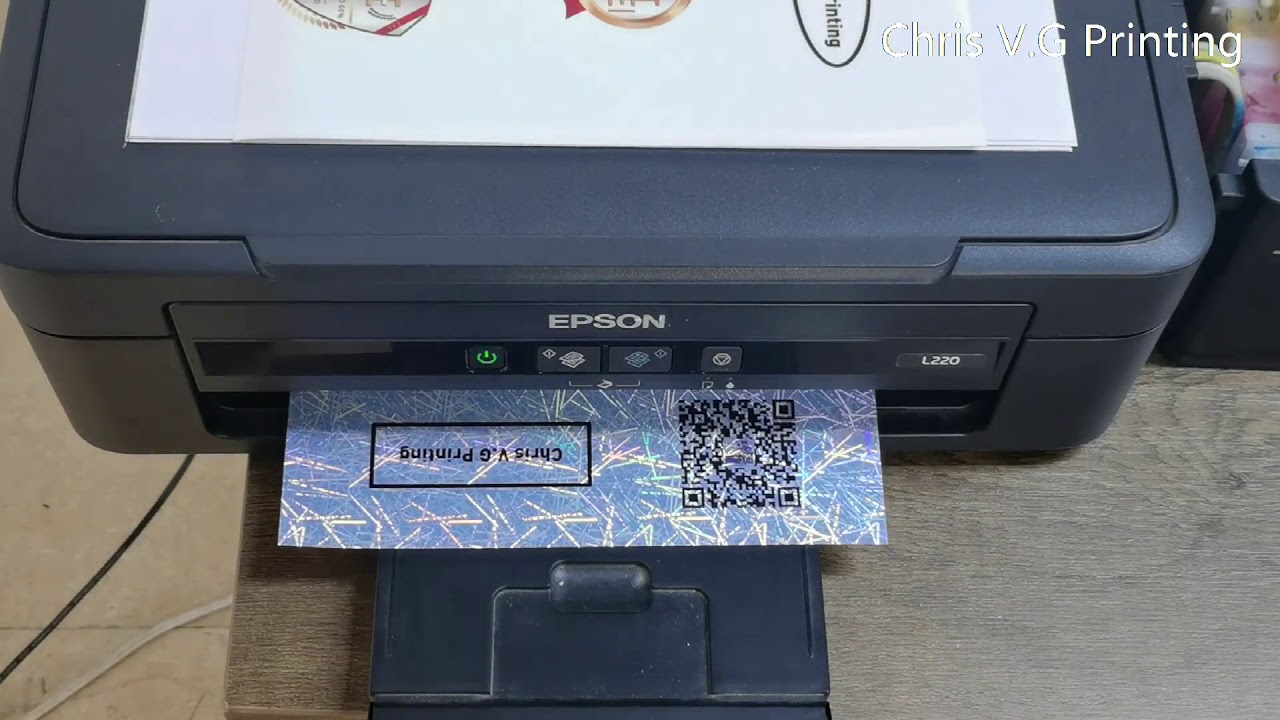 Waterproof PET 3D holographic sticker paper for inkjet printing
