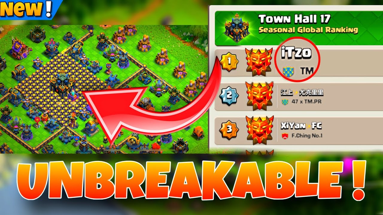 TOP 10 TH17 Legend League Base After Update | TH17 War Base 2025 Anti 3 Star | Clash of Clans | MHG