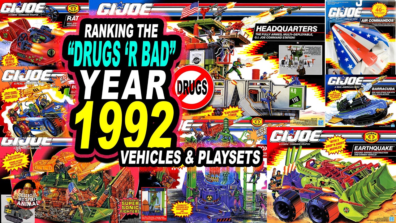 1992 GI Joe Vehicles & Playsets RANKED!