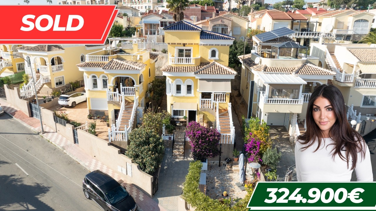 🏡Detached Villa for Sale in La Marina, Costa Blanca | 🌊Sea Views & Community Pool | Ref. 6095