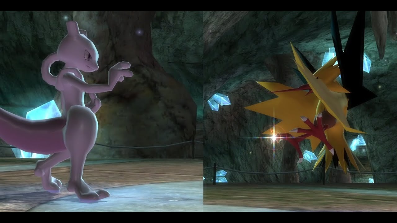 Combate de legendarios de Kanto (Rojo y Azul)1080p - Pokémon Battle Revolution en castellano
