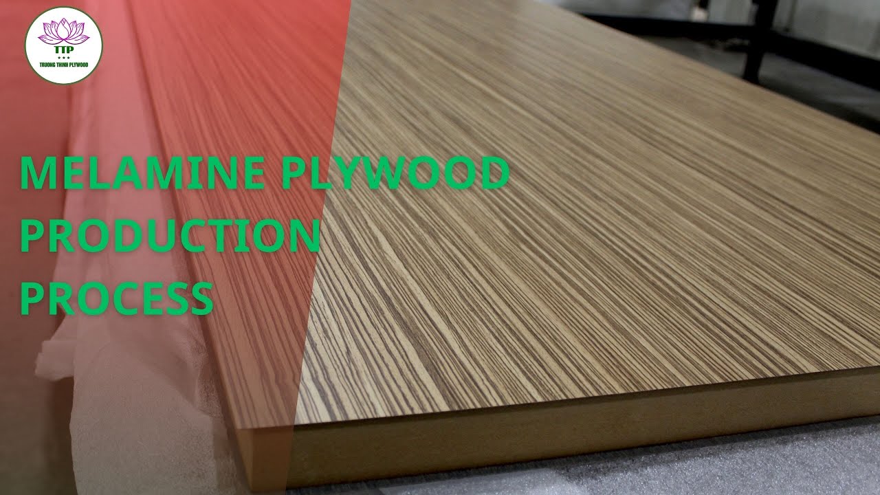 MELAMINE PLYWOOD PRODUCTION PROCESS