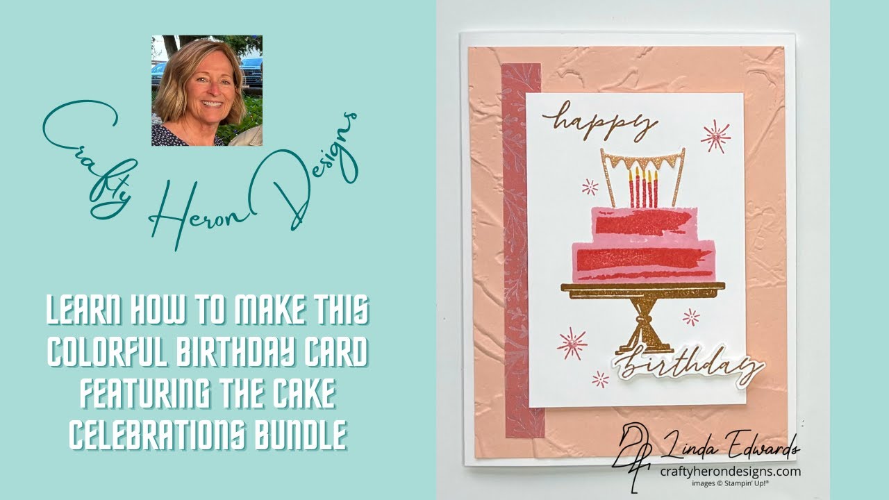 A Cake Celebrations Birthday Card