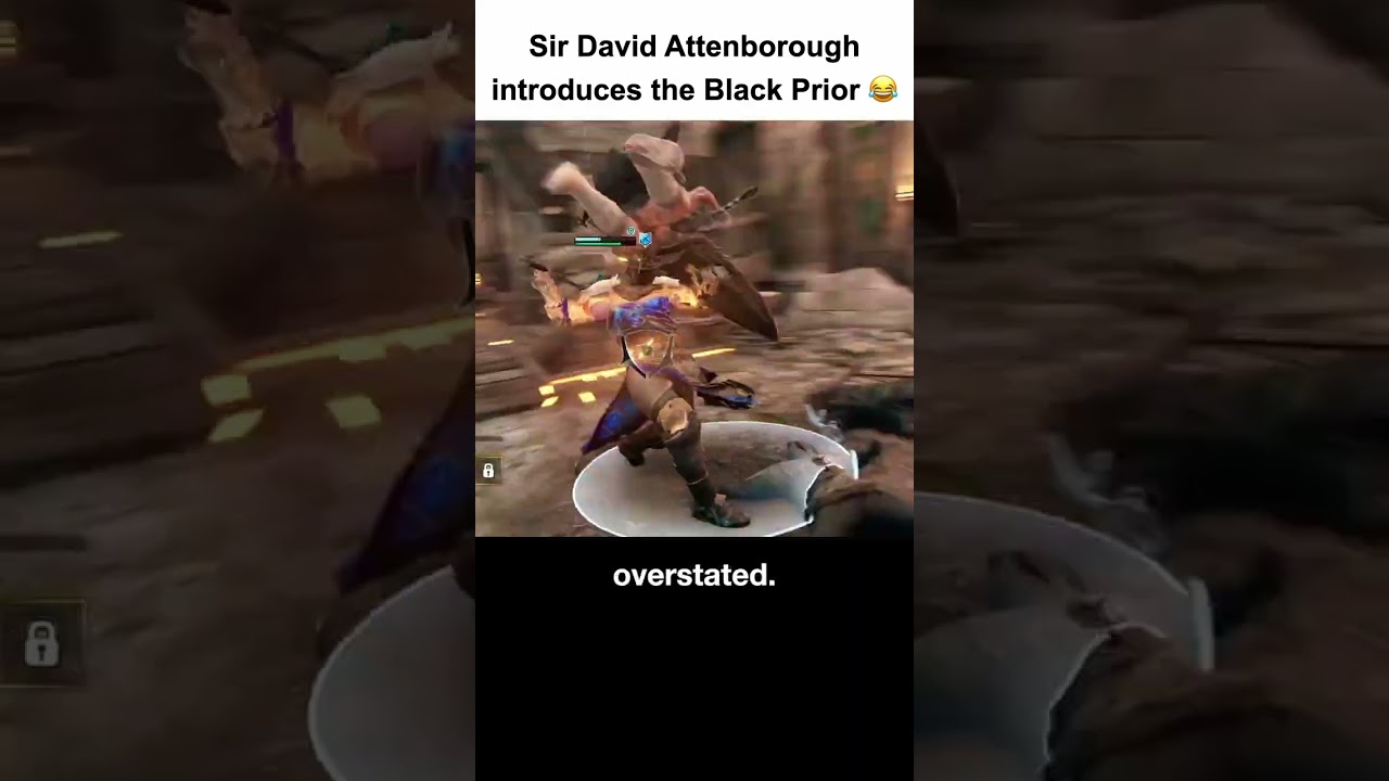 For Honor: Sir David Attenborough introduces Black Prior 😆 #Shorts