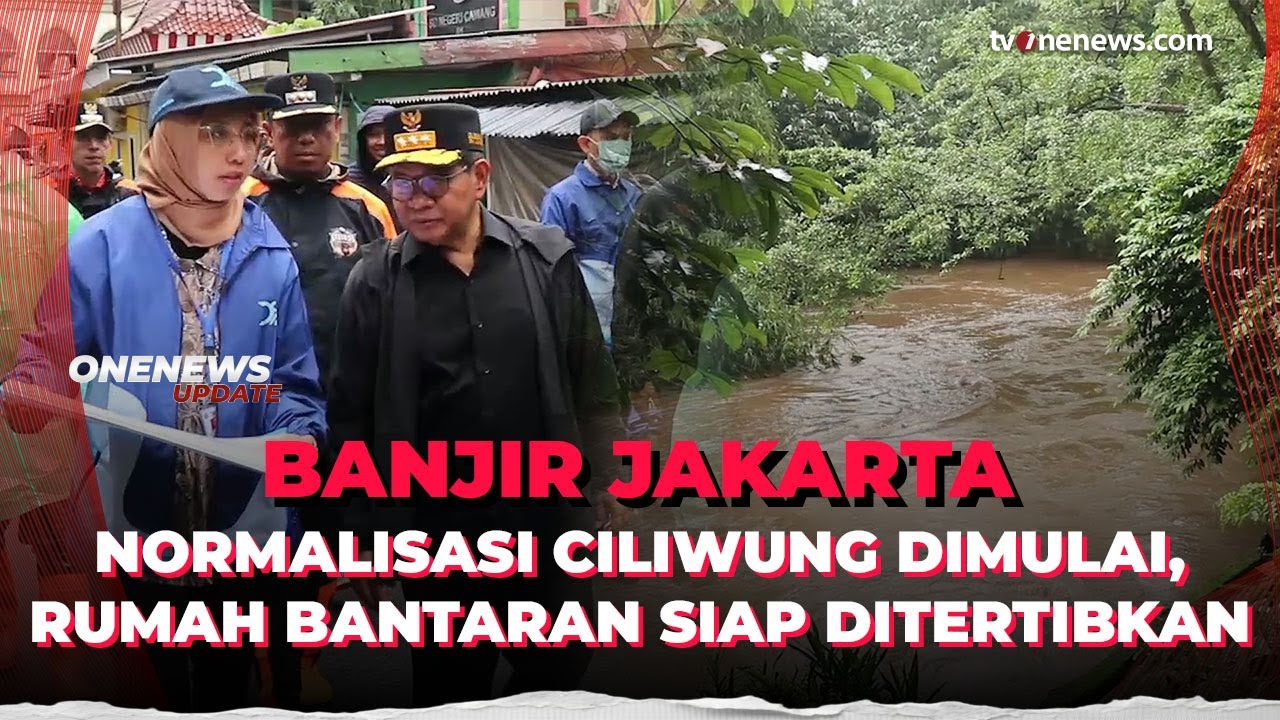 Jakarta Dikepung Banjir, Pramono Anung Kebut Normalisasi Kali Ciliwung | OneNews Update