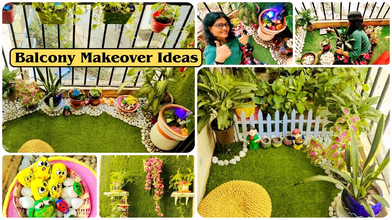 Apartment Balcony Makeover Ideas | Balcony Decoration Ideas #balconymakeover #homegarden