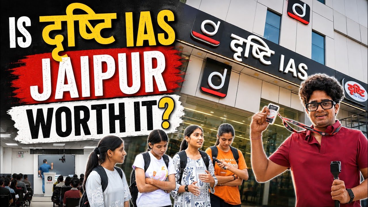 Drishti IAS Jaipur? Tour 😳 Full Reality Check