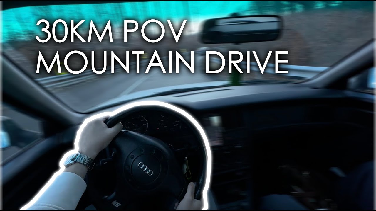 ASMR POV | 30KM MOUNTAIN DRIVE | AUDI 80 AVANT 1.9TDI