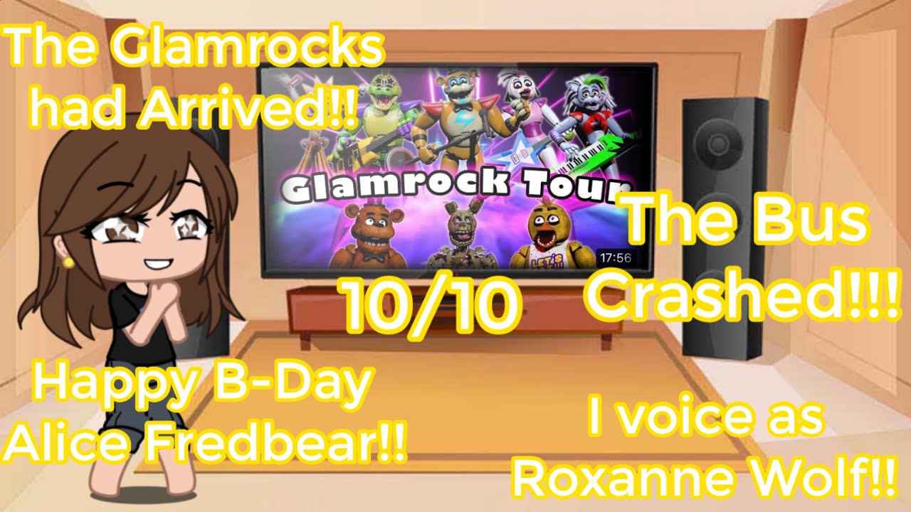 Reacting to Freddy Fazbear and Friends “Glamrock Tour” by @AndrewJohn100