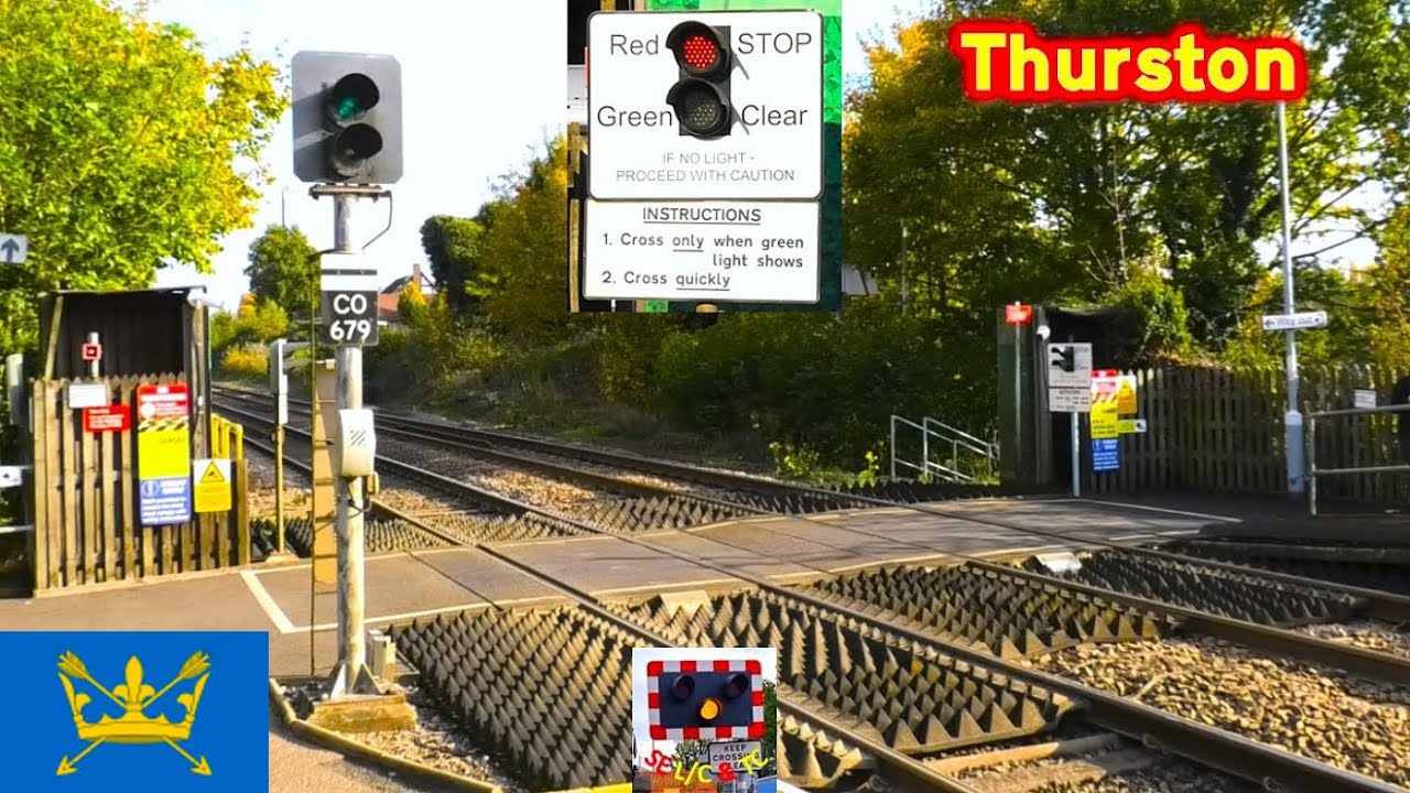 Thurston Station (Barrow) Level Crossing, Suffolk