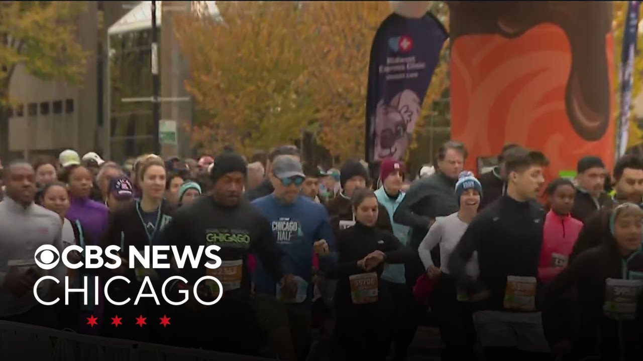 Annual Hot Chocolate Run underway in Chicago’s Grant Park