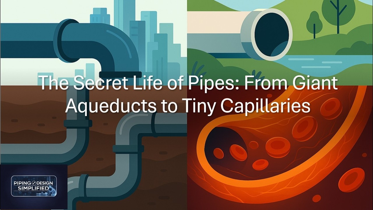 The secret life of Pipes : From Giant Aqueducts to Tiny Capillaries