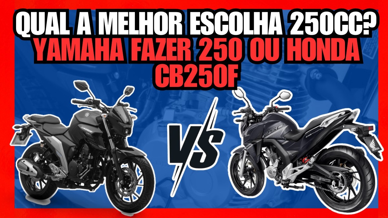 HONDA CB 250F TWISTER x YAMAHA FAZER 250 FZ25 QUAL A MELHOR ESCOLHA EM 2024 2025?