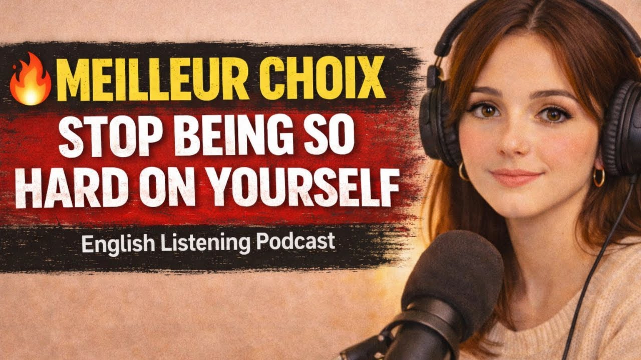 Stop Being So Hard on Yourself | English Listening Podcast for Confidence