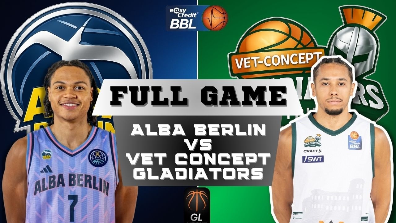 ALBA Berlin vs VET-Concept Gladiators | FULL GAME | EasyCredit BBL
