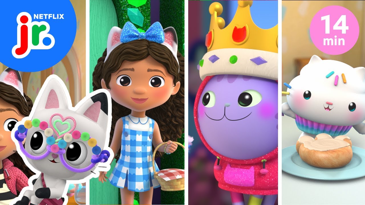 14 minuti con GABBY 🧁✨🩷 La casa delle bambole di Gabby | Netflix Jr Italia