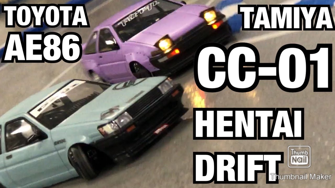 タミヤCC-01シャーシでドリフト！　AE86のサスを再現した変態CC-01紹介　ホビーショップDAYZ