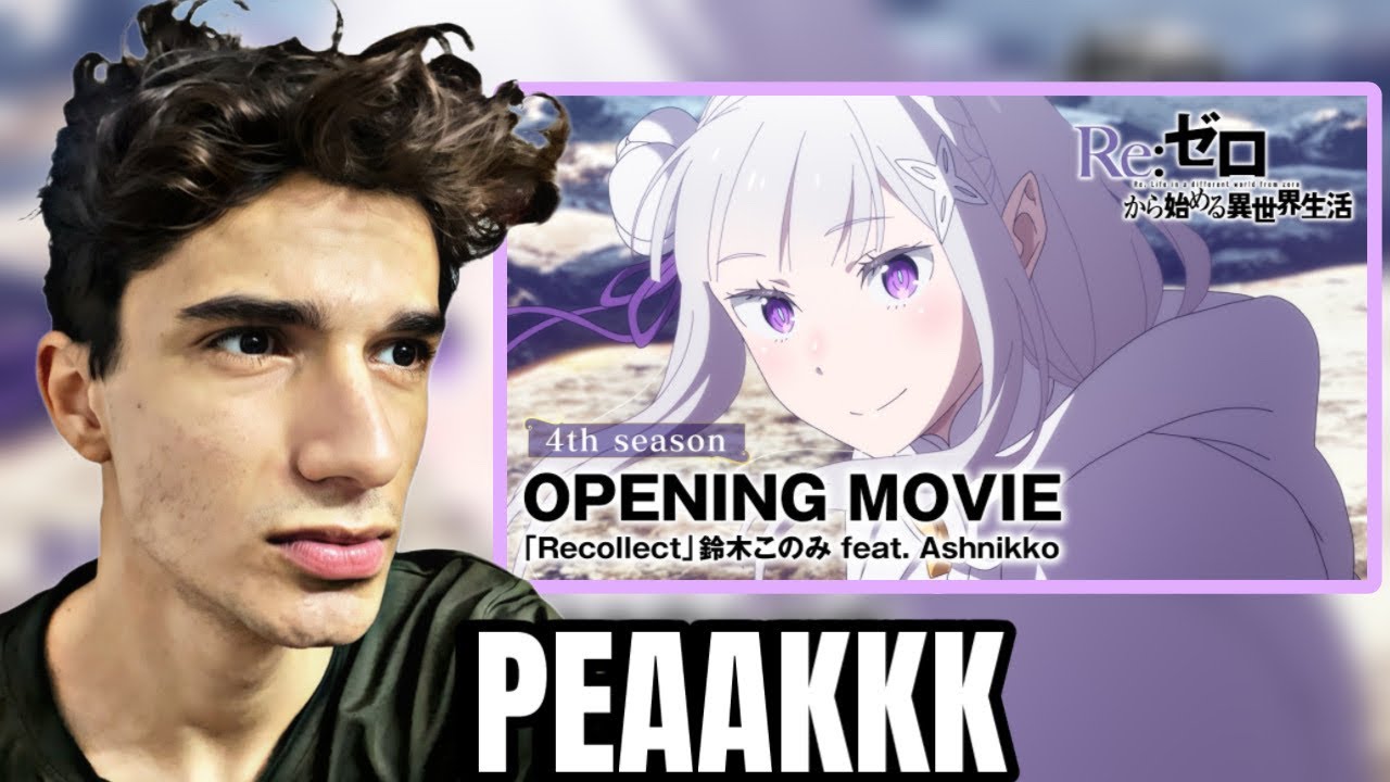 Первая реакция на вступительную тему 4-го сезона Re:Zero &mdash; Recollect от Konomi Suzuki feat. Ashni...