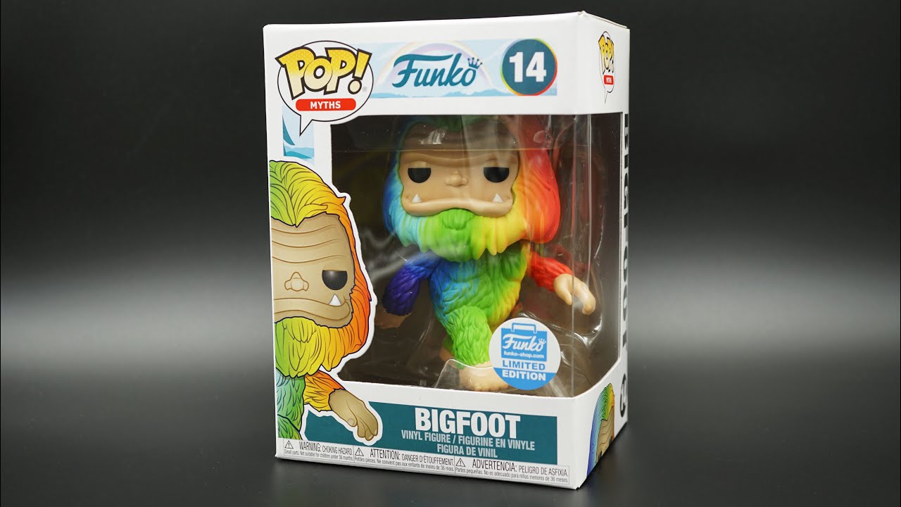 Bigfoot Rainbow Funko Pop Myths - Funko Shop Exclusive
