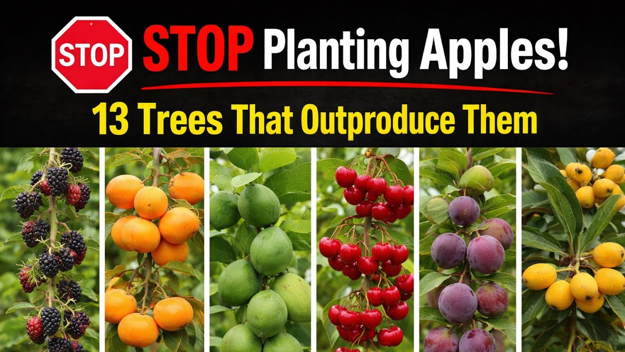 13 Fruit Trees That Produce WAY More Than Apple (Nobody Talks About This!)