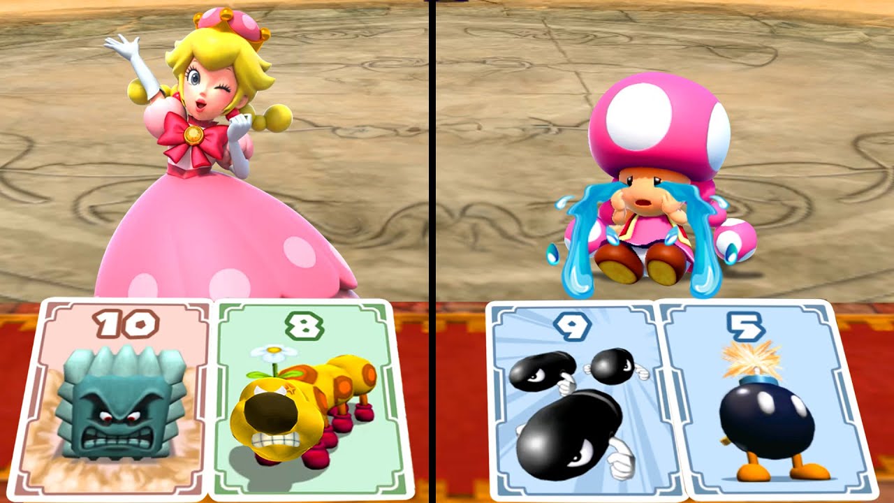 【マリオパーティシリーズ】ピーチVSキノピコの全デュエルミニゲーム決戦！勝つのはどっちだ？🔥