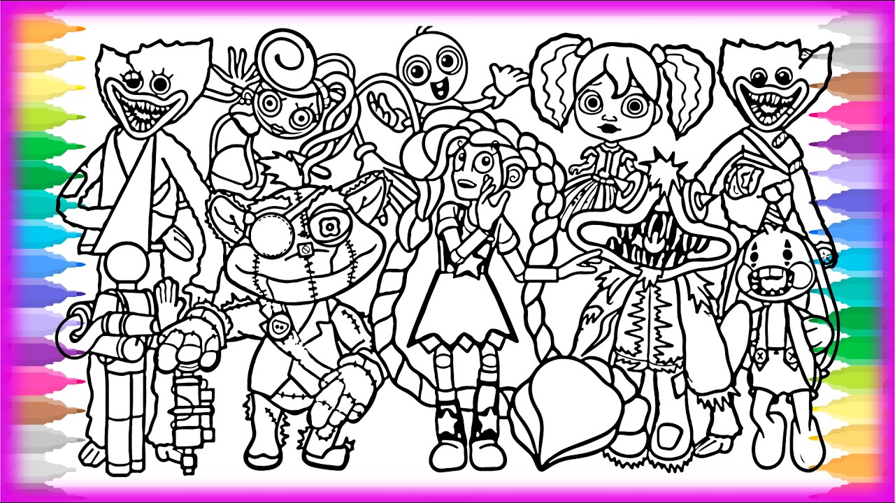 Poppy Playtime Chapters 5 New Coloring Pages / How To Color New Bosses and Monsters Poppy Playtime 5