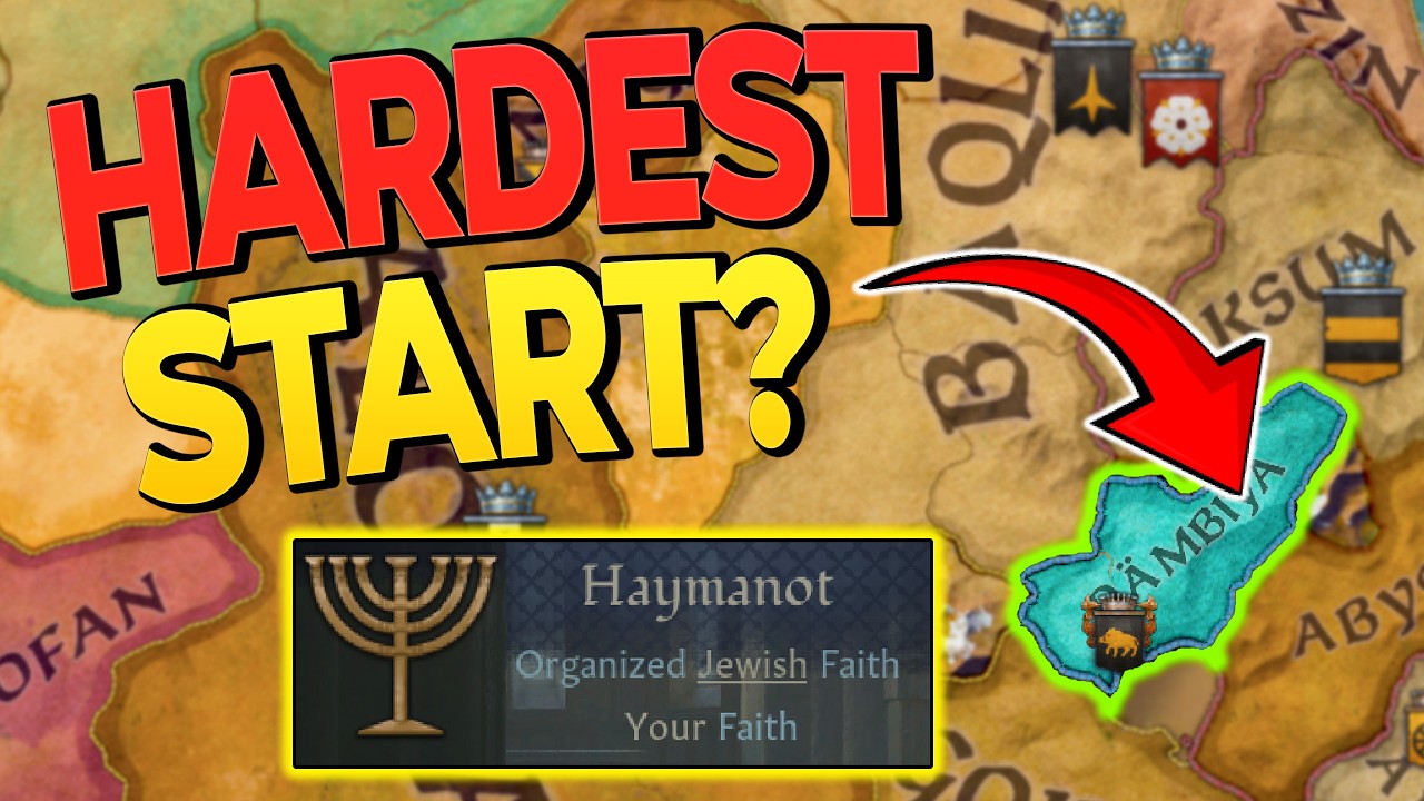Surviving (and Thriving) CK3's HARDEST Start: Jewish Ethiopia