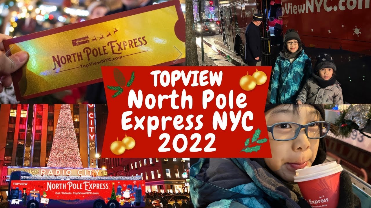#13: Top View North Pole Express Bus Tour NYC 2022 ノースポールエクスプレスバスツアー ニューヨーク ２０２２