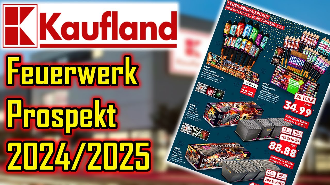 KAUFLAND FEUERWERK PROSPEKT 2024/2025