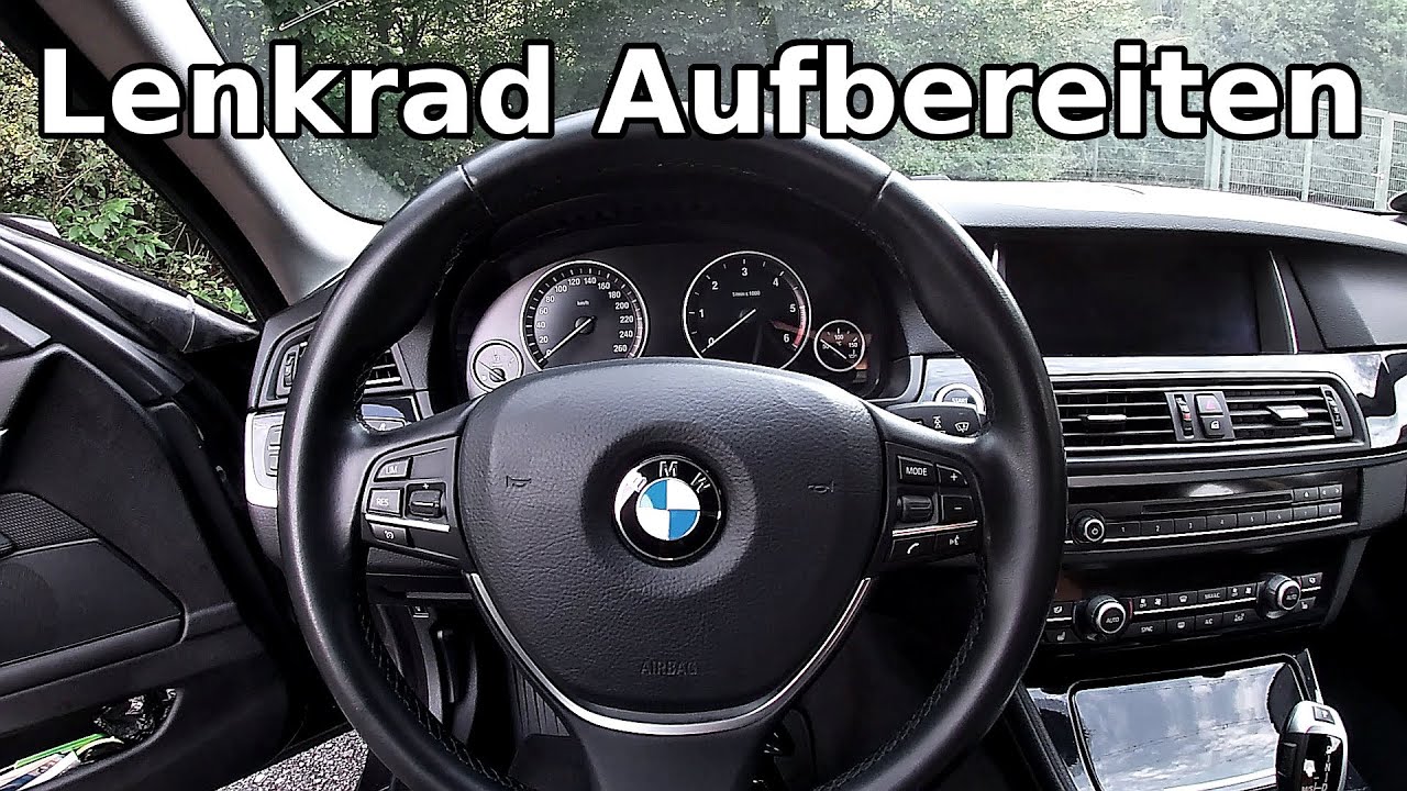 Lederlenkrad Aufbereitung || Speckiges Lederlenkrad Reinigen & Pflegen