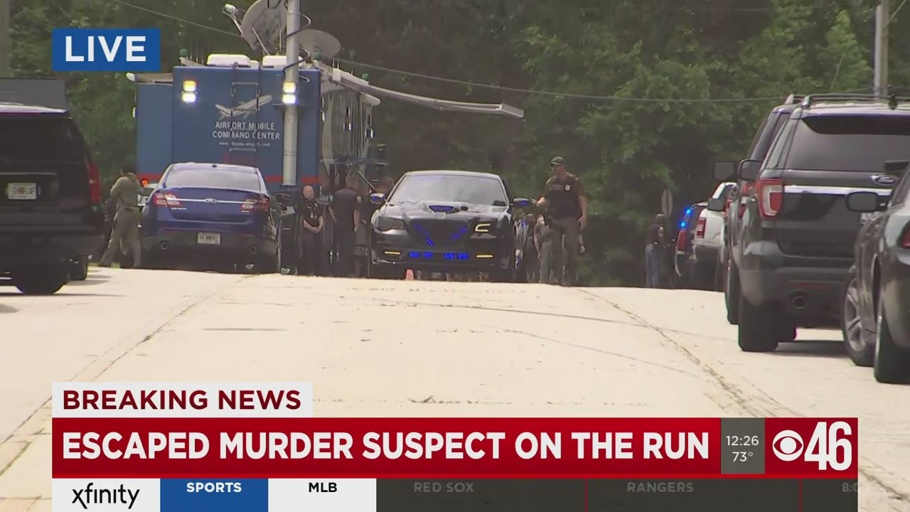 Escaped murder suspect on the run