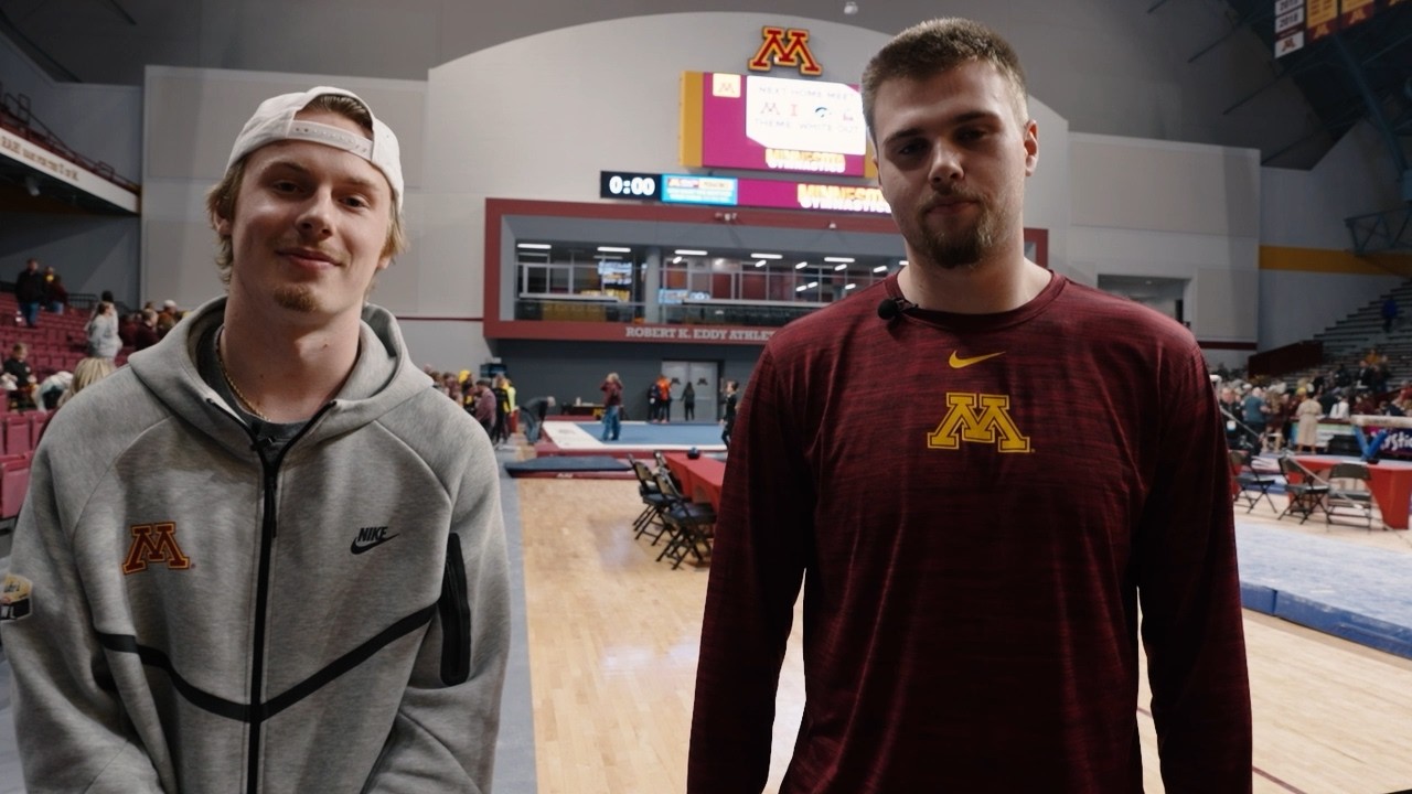 Gophers Supporting Gophers: Mic'd Up at Gymnastics
