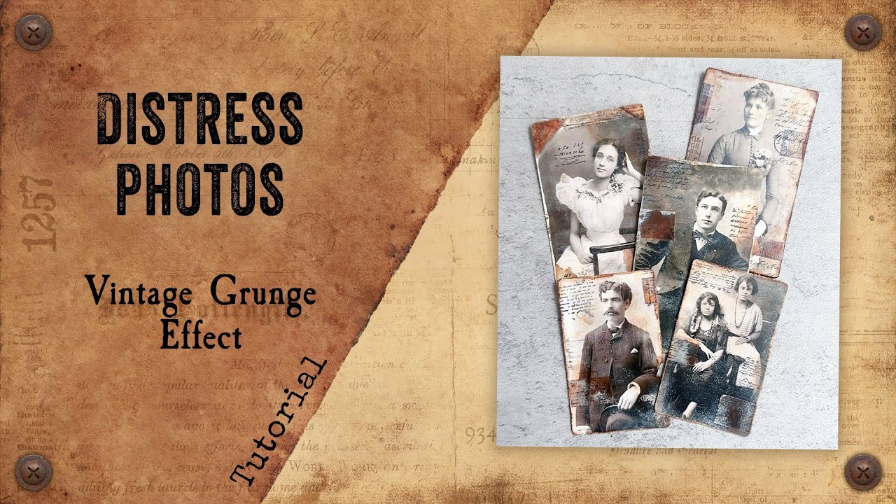 How to Distress Photos for a Vintage & Grungy Look | Easy DIY Aged Photo Effect Tutorial