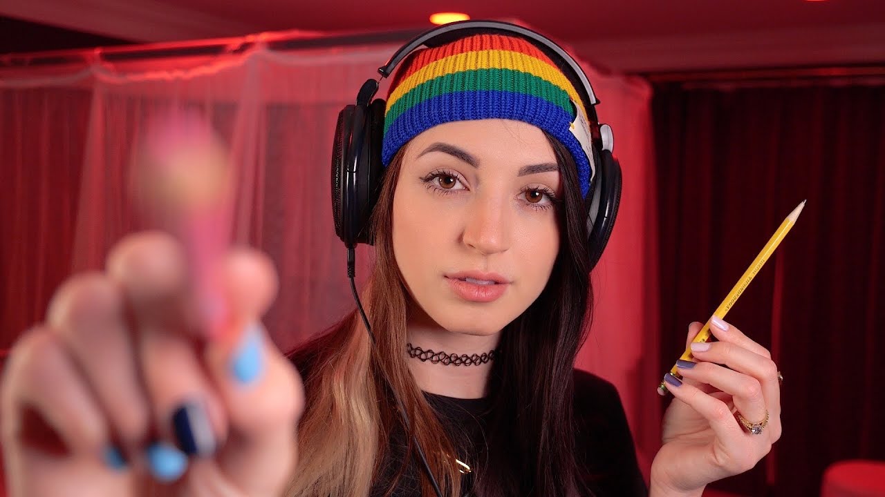 ASMR | Drawing and Tapping RIGHT ON Your Face