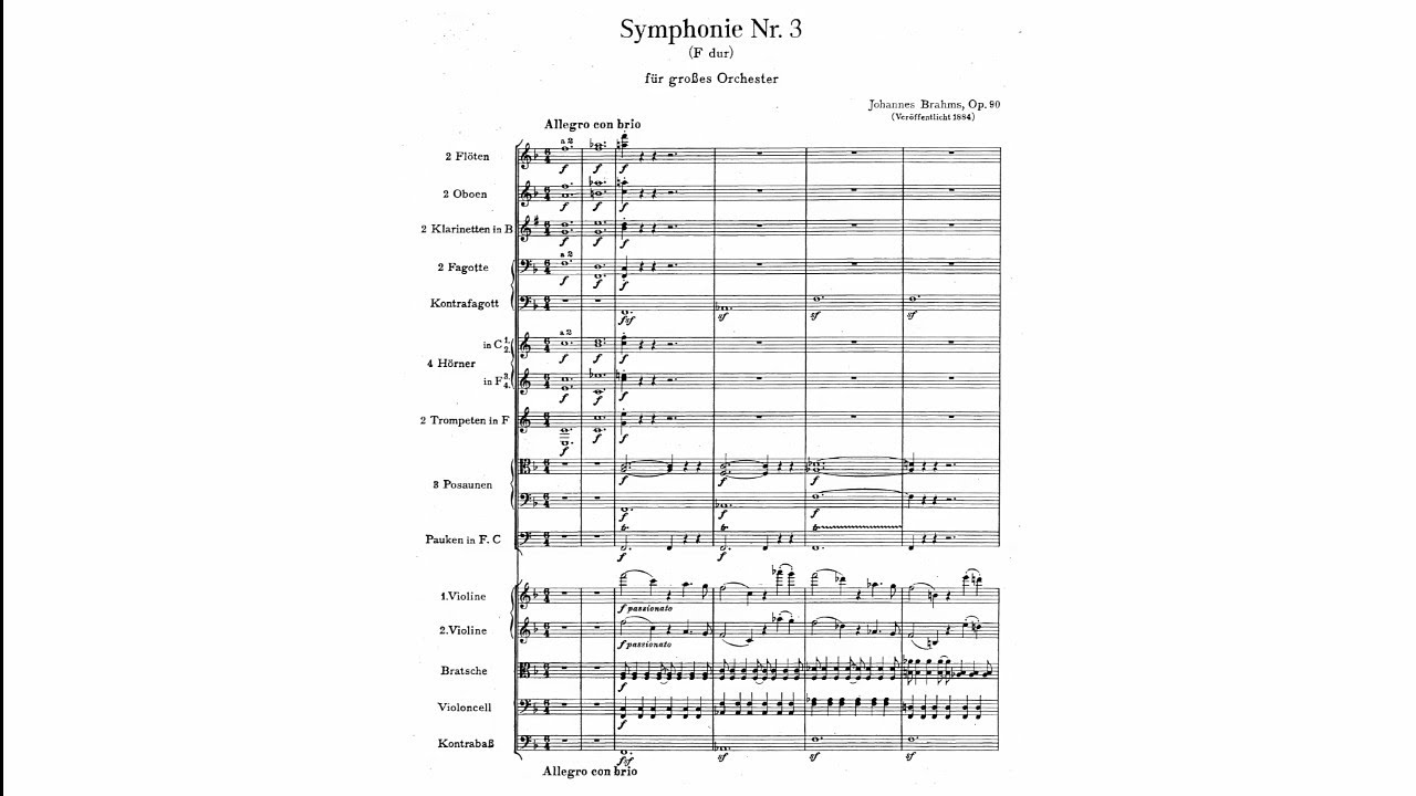 Brahms - Symphony no.3 in F major Op.90 (Gardiner)