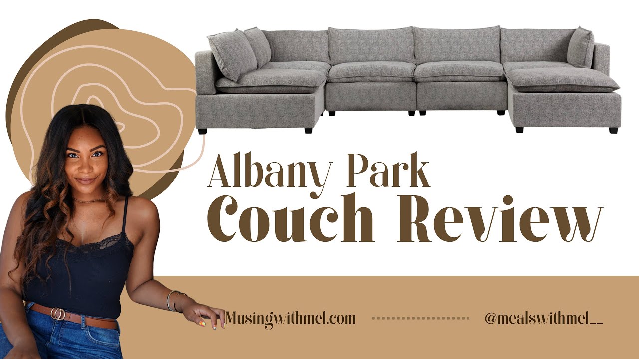 ALBANY PARK Couch Review | Kova Collection (Cloud Couch Dupe) | Sectional Sofa