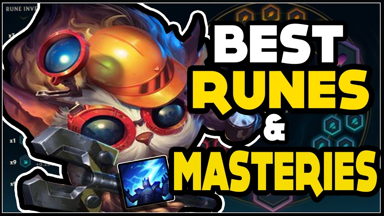 THE BEST HEIMERDINGER RUNES & MASTERIES SEASON 7 | Heimerdinger Guide - League of Legends