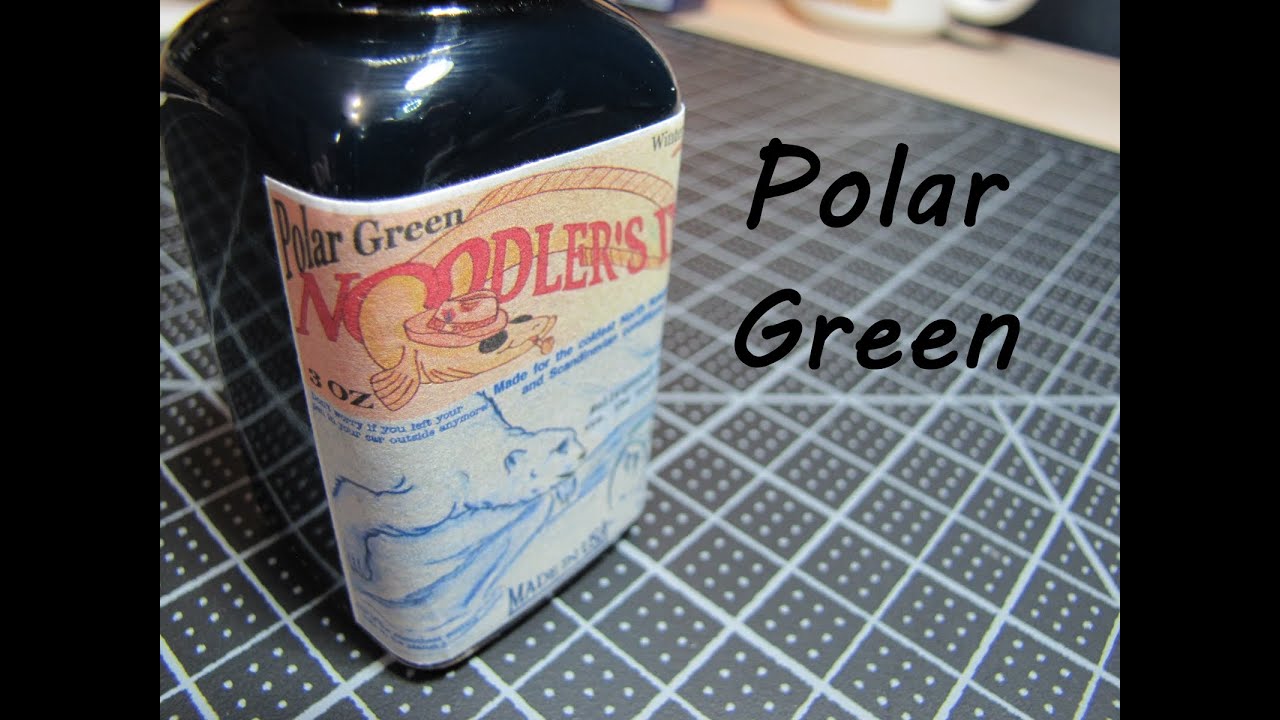 Noodler's Polar green Ink test