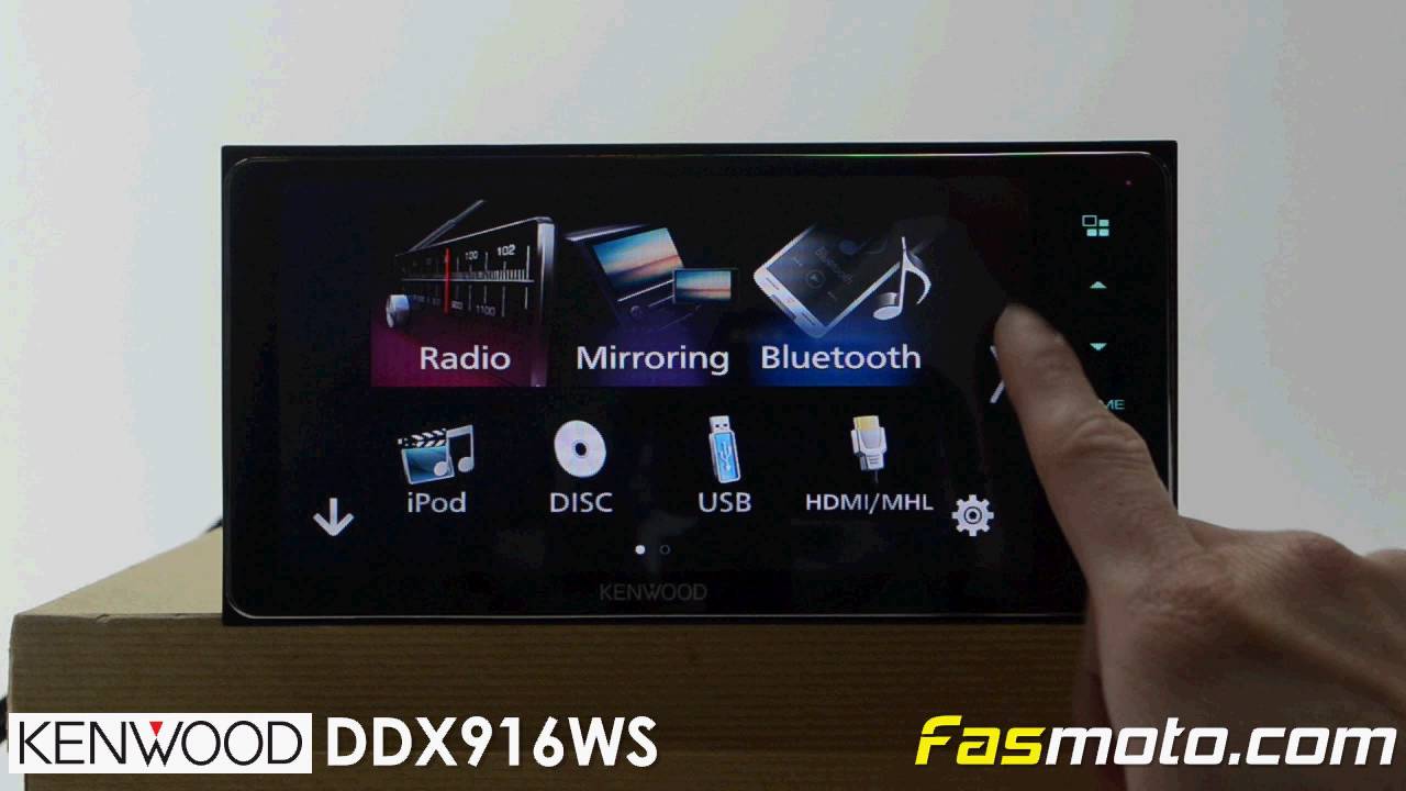 Kenwood DDX916WS User Interface and Features Demo