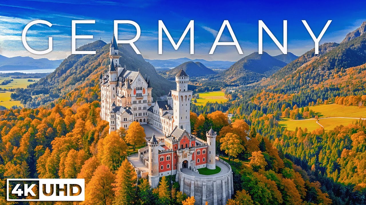 GERMANY 4K &ndash; Fairytale Castles, Autumn Colors & Scenic Views With Relaxing Piano Music