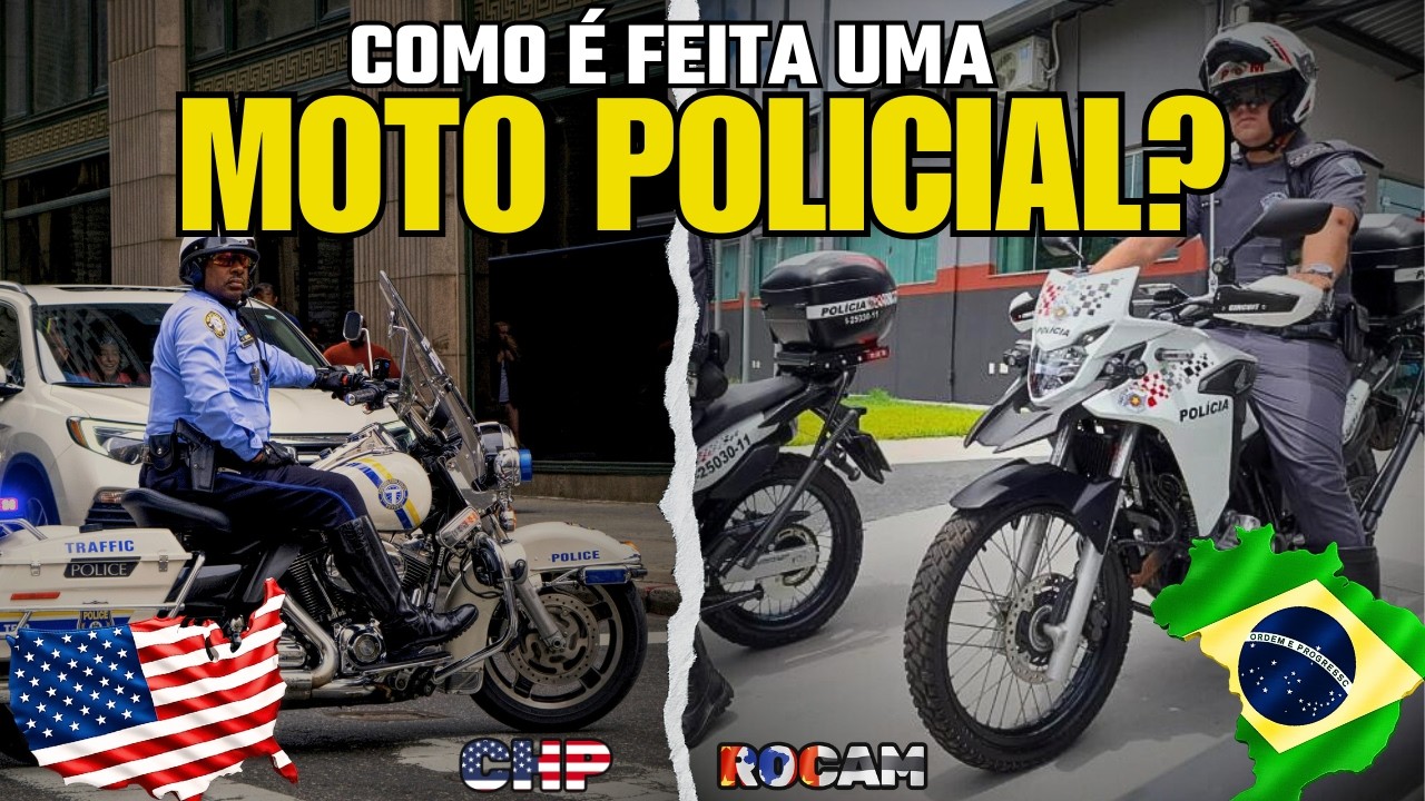 Como é Feita a Moto da Polícia: Da ROCAM Brasileira à Moto Americana