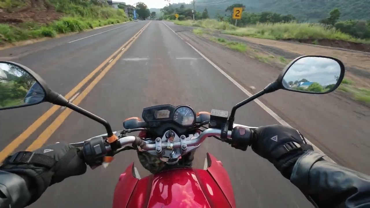 Indo para o TRABALHO de YAMAHA FAZER 250