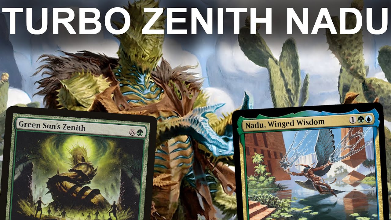 GETTING BRISTLY! Legacy Turbo Green Sun's Zenith Nadu Combo. Modern Horizons 3 MTG MH3