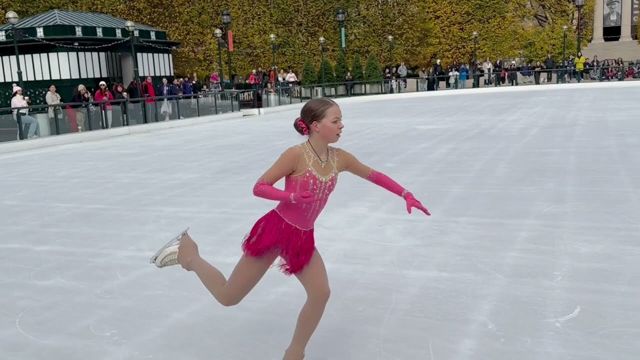 Skating at the Sculpture Garden Ice Rink